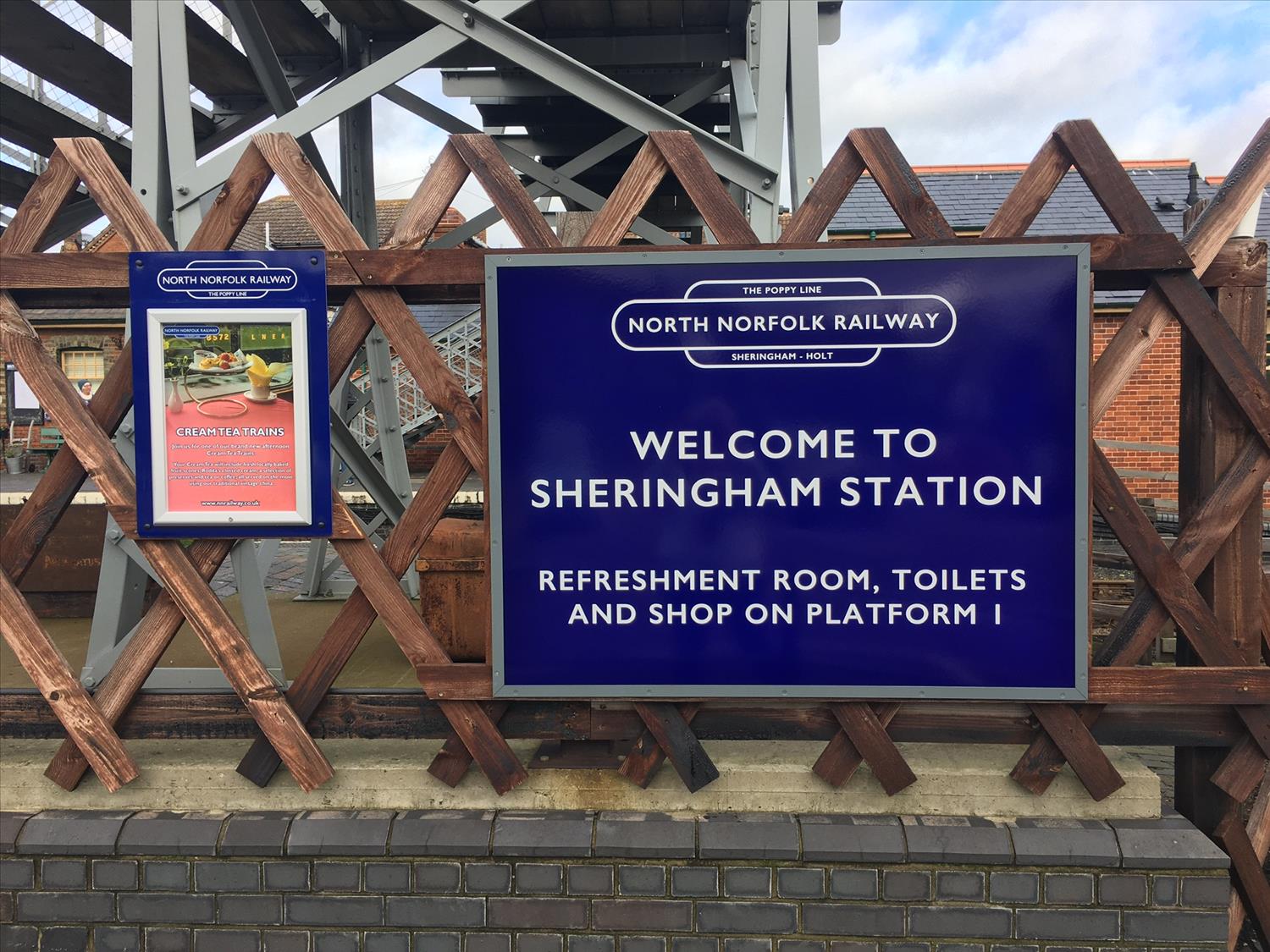 Sheringham steam train station @NorfolkCoastline