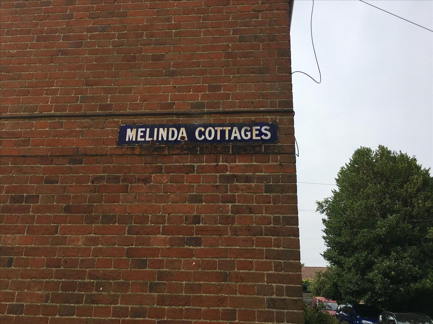 Sign visible from high street 9 Melinda Cottage East Runton @NorfolkCoastline